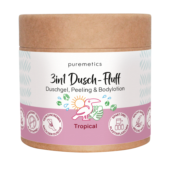 3 in 1 Dusch-Fluff "Tropical"